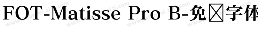 FOT-Matisse Pro B字体转换